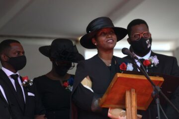 Allocution de Martine Moïse aux funérailles du Président