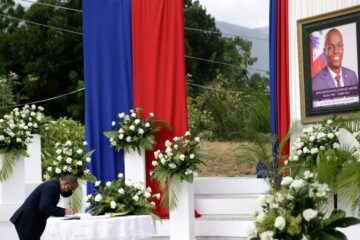 Préparatifs des funérailles du Président Jovenel Moïse