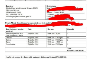 Facturation en dollars à la Mairie de Delmas : la dérive silencieuse d’un État qui abandonne sa propre monnaie