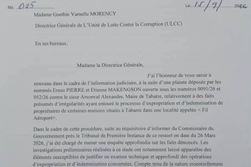 Vaste scandale de corruption présumée à Tabarre : l’ULCC tarde à rendre ses conclusions dans une affaire impliquant Arsonval Alexandre